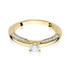 Pierścionek W0009 Diament 0,30ct żółte złoto