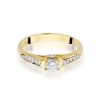 Pierścionek W0016 Diament 0,23ct żółte złoto