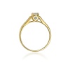 Pierścionek W0016 Diament 0,23ct żółte złoto