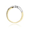 Pierścionek W0027 Diament 0,05ct żółte złoto