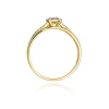 Pierścionek W0034 Diament 0,04ct żółte złoto