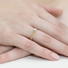 Pierścionek W0042 Diament 0,13ct żółte złoto