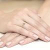 Pierścionek W0047 Diament 0,30ct żółte złoto