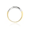 Pierścionek W0051 Diament 0,04ct żółte złoto