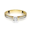 Pierścionek W0052 Diament 0,30ct żółte złoto