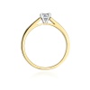 Pierścionek W0052 Diament 0,30ct żółte złoto