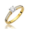 Pierścionek W0052 Diament 0,50ct żółte złoto