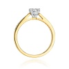 Pierścionek W0052 Diament 0,50ct żółte złoto