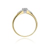 Pierścionek W0088 Diament 0,04ct żółte złoto