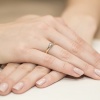 Pierścionek W0088 Diament 0,04ct żółte złoto