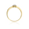 Pierścionek W0091 Diament 0,04ct żółte złoto