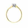 Pierścionek W0111T Diament 0,03ct żółte złoto