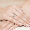 Pierścionek W0155 Diament 0,20ct żółte złoto
