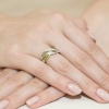 Pierścionek W0156 Diament 0,05ct żółte złoto