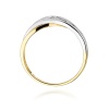Pierścionek W0156 Diament 0,10ct żółte złoto