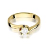 Pierścionek W0163 Diament 0,30ct żółte złoto