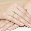Pierścionek W0175 Diament 0,03ct żółte złoto