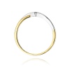 Pierścionek W0191 Diament 0,04ct żółte złoto