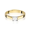 Pierścionek W0221B Diament 0,25ct żółte złoto