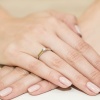 Pierścionek W0221 Diament 0,10ct żółte złoto