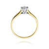Pierścionek W0222B Diament 0,20ct żółte złoto