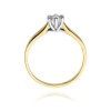 Pierścionek W0222B Diament 0,25ct żółte złoto