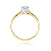 Pierścionek W0223B Diament 0,30ct żółte złoto
