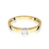 Pierścionek W0225 Diament 0,08ct żółte złoto