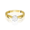Pierścionek W0228 Diament 0,30ct żółte złoto