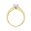 Pierścionek W0228 Diament 0,30ct żółte złoto