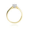 Pierścionek W0229B Diament 0,25ct żółte złoto