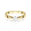 Pierścionek W0229B Diament 0,30ct żółte złoto