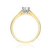 Pierścionek W0229B Diament 0,30ct żółte złoto