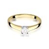 Pierścionek W0239 Diament 0,20ct żółte złoto