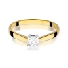 Pierścionek W0242 Diament 0,20ct żółte złoto