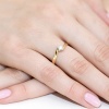 Pierścionek W0243 Diament 0,20ct żółte złoto