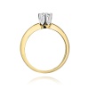 Pierścionek W0267 Diament 0,30ct żółte złoto