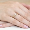 Pierścionek W0267 Diament 0,30ct żółte złoto