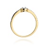 Pierścionek W0273 Diament 0,05ct żółte złoto