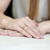 Pierścionek W0285 z diamentami żółte złoto