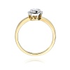 Pierścionek W0294 Diament 0,20ct żółte złoto