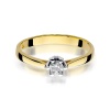 Pierścionek W0299 Diament 0,12ct żółte złoto