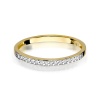 Pierścionek W0306 z diamentami żółte złoto