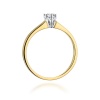 Pierścionek W0317 Diament 0,20ct żółte złoto