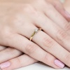 Pierścionek W0317 Diament 0,20ct żółte złoto