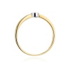 Pierścionek W0322 Diament 0,04ct żółte złoto