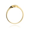 Pierścionek W0332 Diament 0,09ct żółte złoto