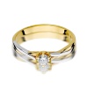 Pierścionek W0340B Diament 0,23ct żółte złoto