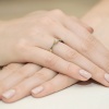 Pierścionek W0340 Diament 0,12ct żółte złoto