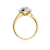 Pierścionek W0345 Diament 0,30ct żółte złoto